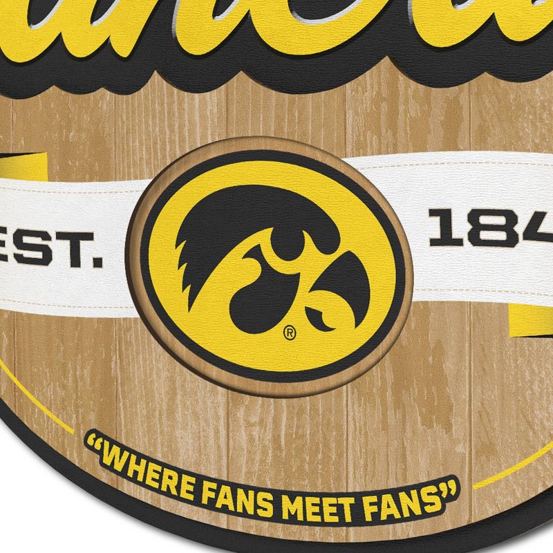 NCAA Iowa Hawkeyes Fan Cave Sign, 4 of 5