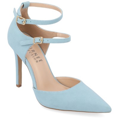 Journee Collection Womens Lilyann Multi Strap Stiletto Pointed Toe Pumps