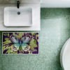 Stupell Industries Vintage Midnight Garden Blooms Printed Plush Bathroom Floor Mat, design by Nicole Tamarin - 3 of 4