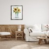 Stupell Industries Yellow Sunflowers Country jar Floating Frame Canvas Art, Gray, 25" x 31" - 3 of 4