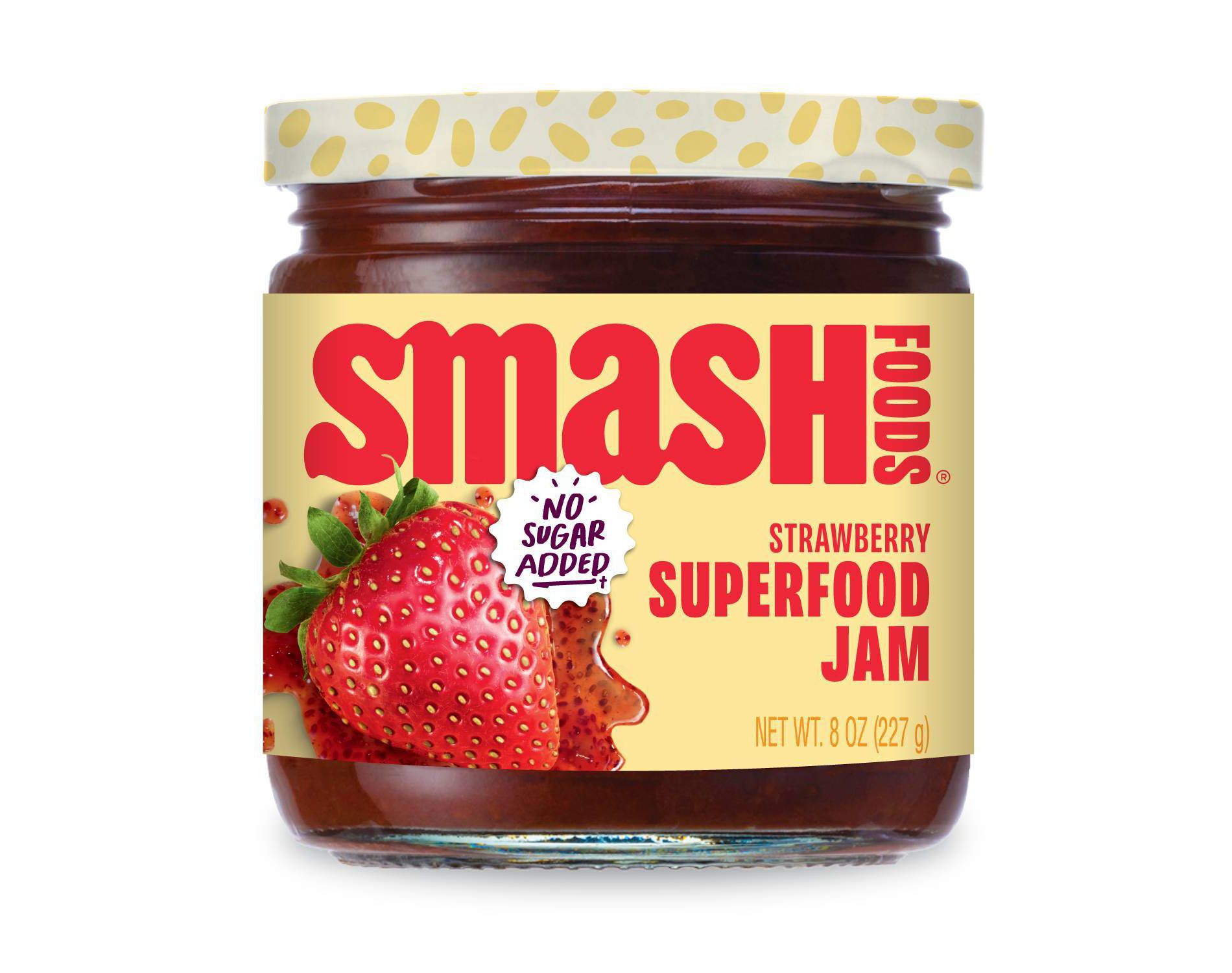 Smash Foods Strawberry Superfood Jam - 8oz