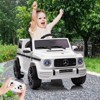 Coucheta Licensed Mercedes G63 Kids Ride-On Car with Remote Control - Suspension, Safety Lock, Soft Start, LED Lights & Bluetooth Music - 3 of 4