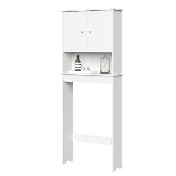 Over Toilet Cabinet with Adjustable Shelf White - RiverRidge Home