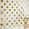 Dotty White and Gold Wallpaper - image 2 of 4