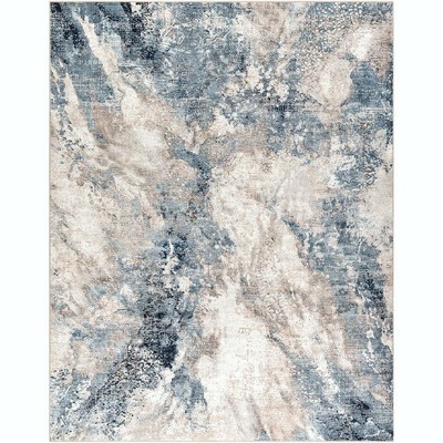Mark & Day Guthrie Center 7'10"x10' Rectangle Woven Indoor Area Rugs Navy