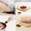 REGALWOVEN Oven Mitts and Pot Holders Sets 2 Pcs Heat Resistant Kitchen Oven Gloves and Pot Holders for Kitchen - 4 of 4