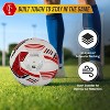 Vizari Set of 12 Stadio Match NFHS Soccer Ball for Practice and Official Games 32 Panel Hand Stiched Training Ball for Boys Kids Adults Size 4-,White - 3 of 4