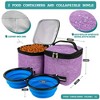 PetAmi Dog Travel Bag Backpack, Puppy Diaper Bag Supplies, Pet Camping Essentials Hiking Accessories, Food Container, Collapsible Bowls - 4 of 4