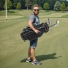 VEVOR Golf Club Set, 12 Pieces Men's Complete Golf Club Set Right Handed with 460CC #1 Driver, #3 & 5 Fairway Wood, #4 Hybrid, Black - 2 of 4