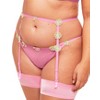 Adore Me Women's Meadow Garter Belt Lingerie - 3 of 4