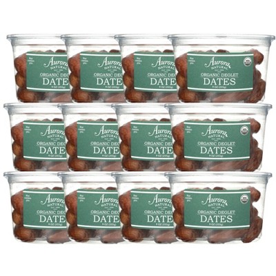 Aurora Products Organic Deglet Dates - Case of 12/9 oz