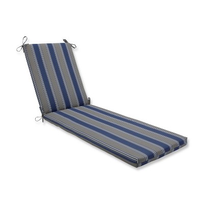 Indoor/Outdoor Hamilton Cadet Blue Chaise Lounge Cushion - Pillow Perfect