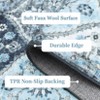 Area Rug, Rugs for Living Room, Washable Rug, Vintage Rugs for Entryway, Traditional Floor Cover, Thin Carpet, Kitchen Distressed Non Slip Mat - 4 of 4