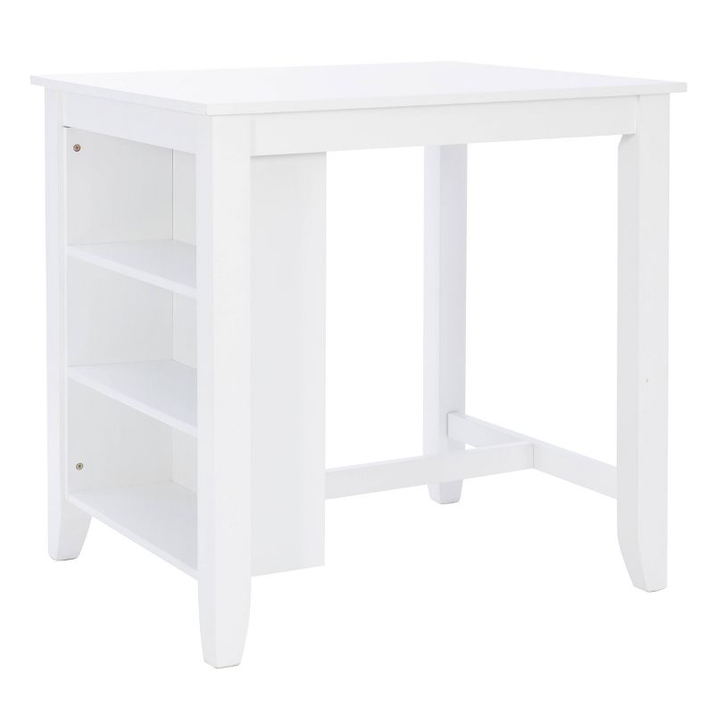 Shelby Solid Wood Space Saving Counter Height Table White - Powell, 2 of 12
