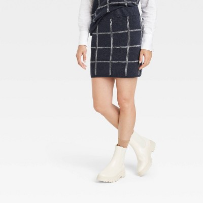Women's Mini Sweater Skirt - A New Day™