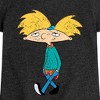 Girls' - Hey Arnold! - Distressed Arnold Fitted Short Sleeve Graphic T-Shirt - 2 of 4