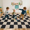 Washable Modern Living Room Rugs, Gingham Check Non Slip Bedroom Carpet, Geometric Checkered Indoor Floor Rugs for Dining Room - 4 of 4