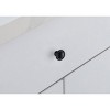 Elegant Lighting Garlande 1.2Inch Diameter Matte Black Mushroom Knob Multipack (Set of 10) - 3 of 4