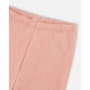 Deux par Deux Girl Crinkle Jersey Capri Legging Dark Old Pink - 4 of 4