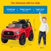 Officially Licensed Toyota Tacoma Car, 12V Battery Powered Electric Car with Remote Control - 2 of 4