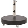 vidaXL Parasol Base Grey Granite Base with Stainless Steel Tube 66.1 lbs - 4 of 4