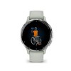 Garmin Venu 3S Fitness GPS Smartwatch Steel Bezel w/ Sage Gray Case + Accessories Kit - 4 of 4