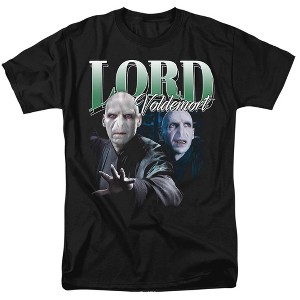 Harry Potter Lord Voldemort Homage Adult T-Shirt Black - 1 of 4