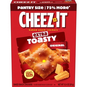 Cheez-It Extra Toasty Baked Snack Crackers - 12.4oz - 1 of 4