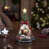 Mr. Christmas Musical Christmas Tree Decoration with Animated Village Scene - 9" - image 2 of 2