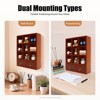 YIYIBYUS Wooden Storage Box Display Shelves with 2 Drawers Vintage Wooden Cabinet - 3 of 4