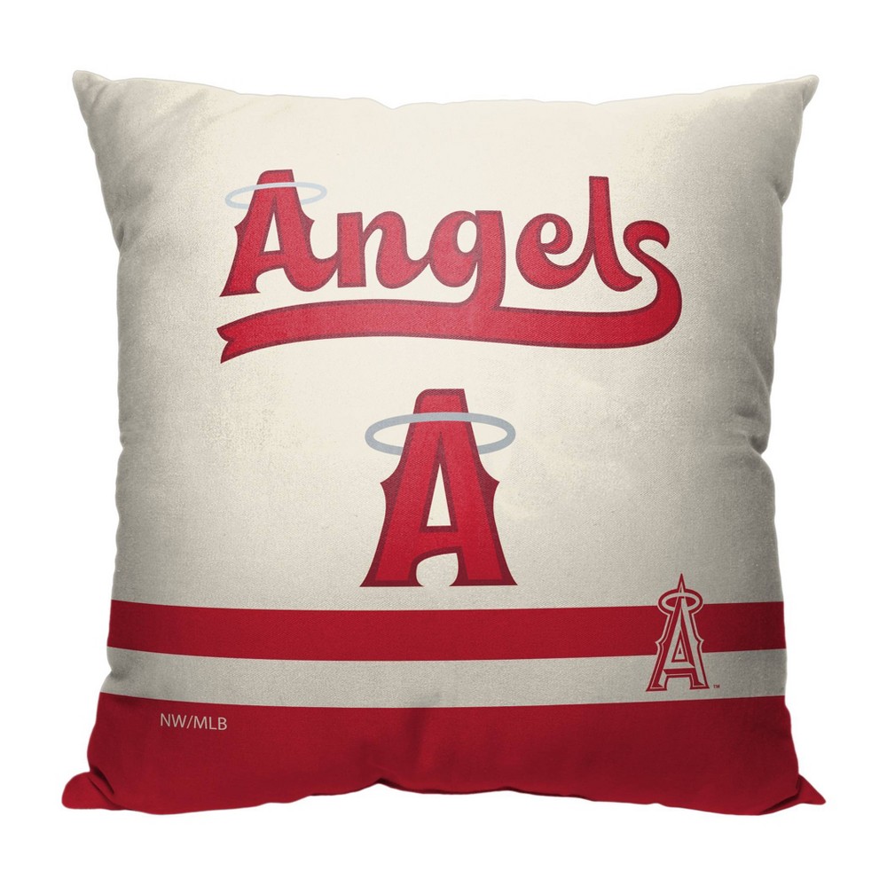 Photos - Pillow MLB 18"x18"  Los Angeles Angels City Connect Decorative Throw  