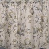 Ellis Curtain Abigail Design Printed Room Darkening 2-Piece Window Rod Pocket Pair Set With 2 Tiers - 56x36", Porcelain - 3 of 3