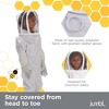 Jumbl Kids’ Full Protection Beekeeping Suit with Veil Hood and Leather Gloves for Safe Beekeeping - 4 of 4