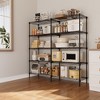 Heavy Duty 5-Shelf Metal Shelving Unit, Industrial Strength Metal Shelving, Adjustable Garage Shelving - 2 of 4