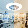 HUMHOLD 24 Inch Smart Ceiling Fan with RGB Lights and Remote/APP/Voice Control - 4 of 4