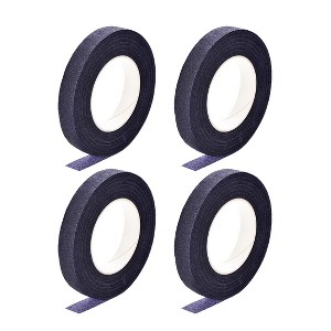 Unique Bargains 1/2-inch Wide 30Yard Floral Tape Flower Adhesives Floral Arrangement Kits Purple 4 Roll - 1 of 3