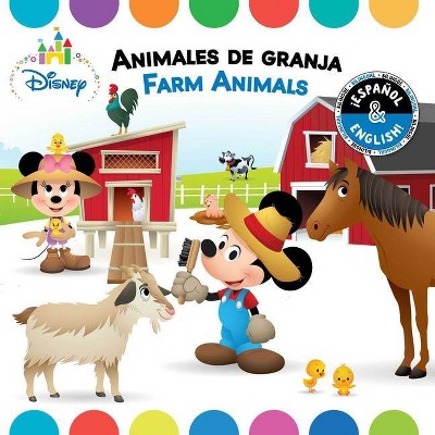 Farm Animals / Animales de Granja (English-Spanish) (Disney Baby) - (Disney Bilingual) by  R J Cregg (Board Book)