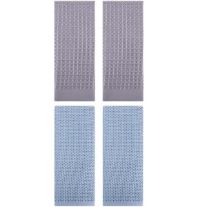 REGALWOVEN 4 Pcs Cotton Soft Absorbent Comfortable Waffle Design Hand Towel - 1 of 4
