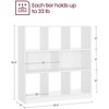 VASAGLE 8-Cube Storage Organizer Bookcase Book Shelf Storage Cabinet - 3 of 4