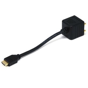 Monoprice Video Splitter - HDMI Male to 2x DVI-D Female - 1 of 3