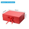 Unique Bargains Collapsible Magnetic Closure Durable Cardboard Elegant Design Gift Box 1 Pc - 2 of 4