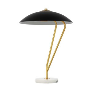 Suarez 20.25" Table Lamp - Black/Brass - Safavieh - 1 of 4