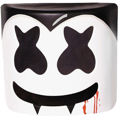 InSpirit Designs Marshmello Adult Vampire Halloween Costume Mask - White One Size