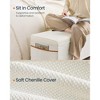 SONGMICS HOME 43.3" Storage Ottoman Bench 27 Gal (103 L) Capacity End-of-Bed Bench Ottoman with Storage for Bedroom - 3 of 4