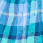 french blue cozy plaid