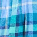 french blue cozy plaid