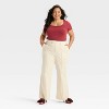 Women's High-Rise Flare Chino Pants - A New Day™ - 3 of 3
