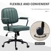 Vinsetto Home Office Chair with Adjustable Height and Tilt, Green - 2 of 4