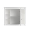 PAGED 35" Wall Mounted Bathroom Storage Cabinet Modern Medicine Cabinet with Mirror and Shelves, Over Toilet Storage Unit for Room - 4 of 4
