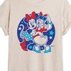 Women's - Disney - Minnie Daisy Americana Oversized Graphic T-Shirt - 2 of 4